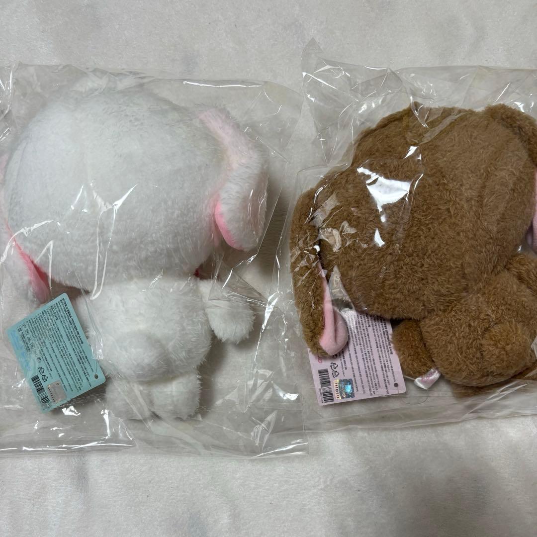 シュガーバニーズ　ぬいぐるみ　しろうさ　くろうさ　20センチ　セット