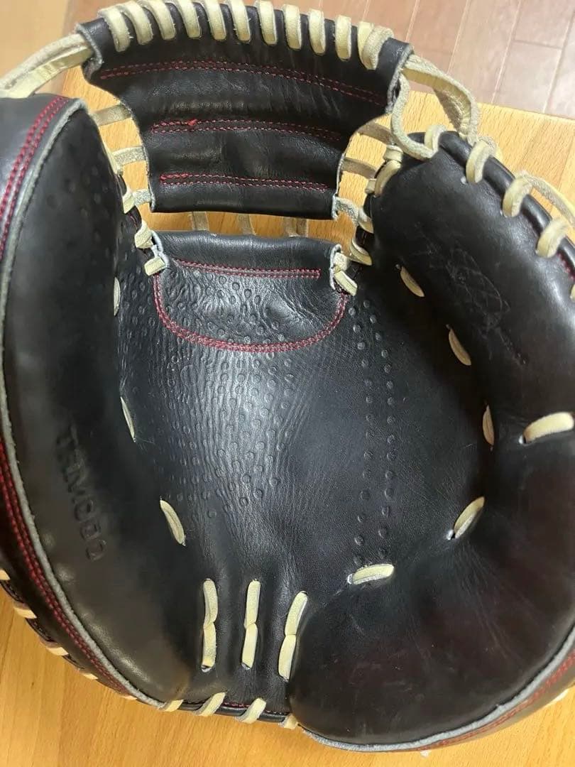 美品　SSK キャッチャーミット トレーニング 硬式 軟式 兼用 型付け済