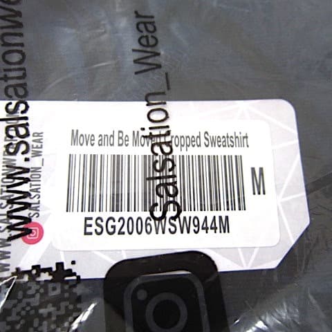 衣類16／Salsationサルセーション Moved Sweatshirt