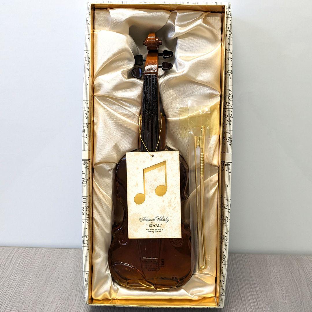 サントリーローヤル　バイオリン型ボトル　特級　従価税率　700ml43%　箱有②
