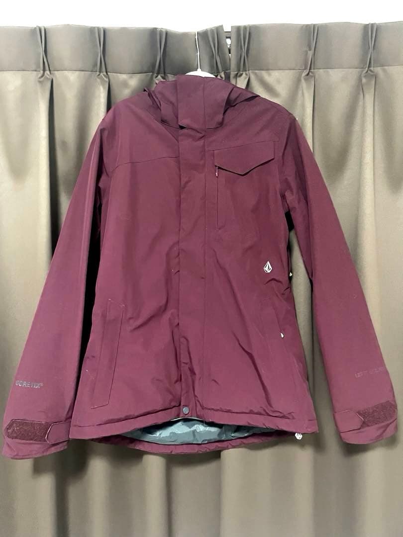Volcom GORE-TEX 紫色 フード付き　スノボウェア 女性用　パープル