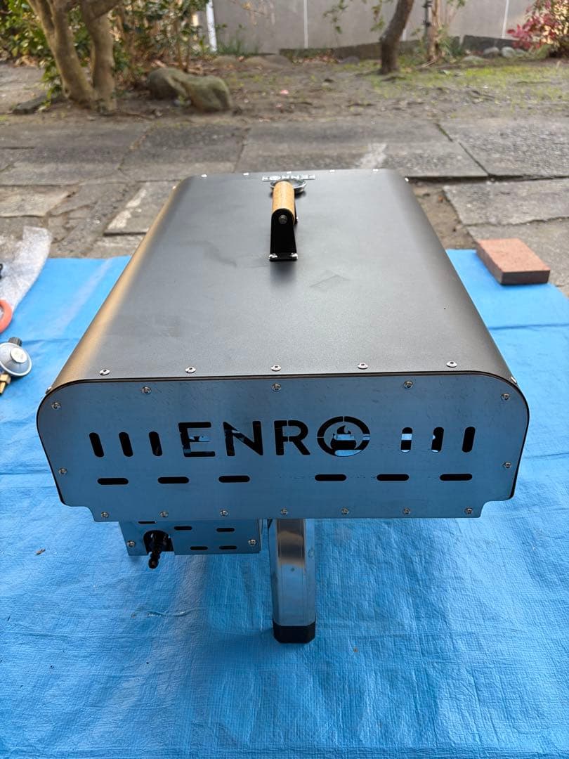 ENRO ポータブルガス式ピザ窯　温度計付き