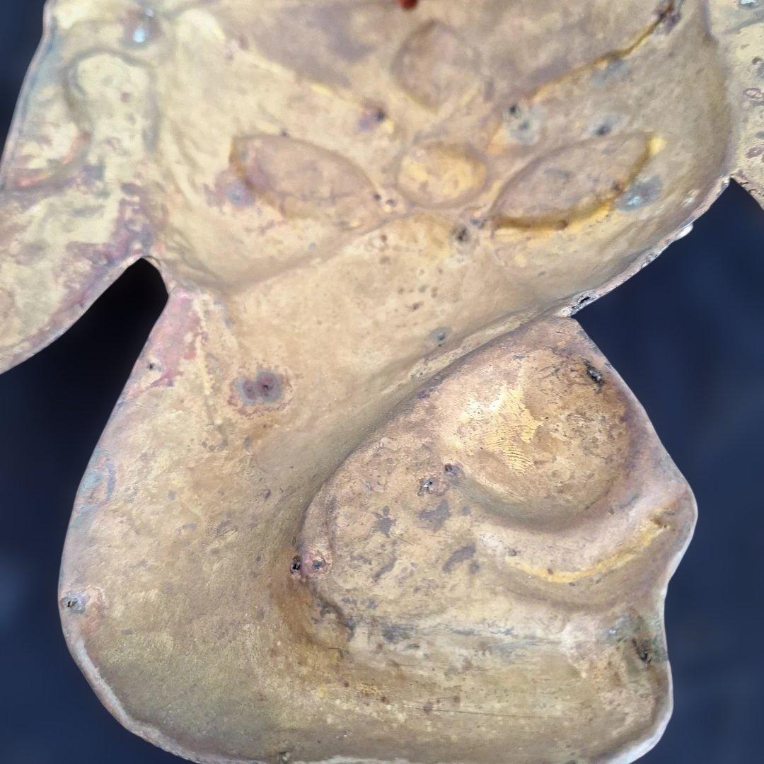 希少 お面 ガネーシャ 壁掛け マスク ネパール 工芸品 飾り 象神 置物