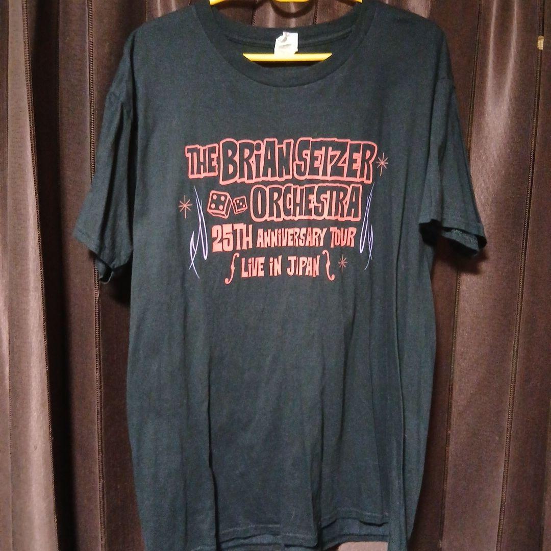 ブライアン・セッツァーオーケストラ２５周年JA ボーリングシャツはレーヨン生地