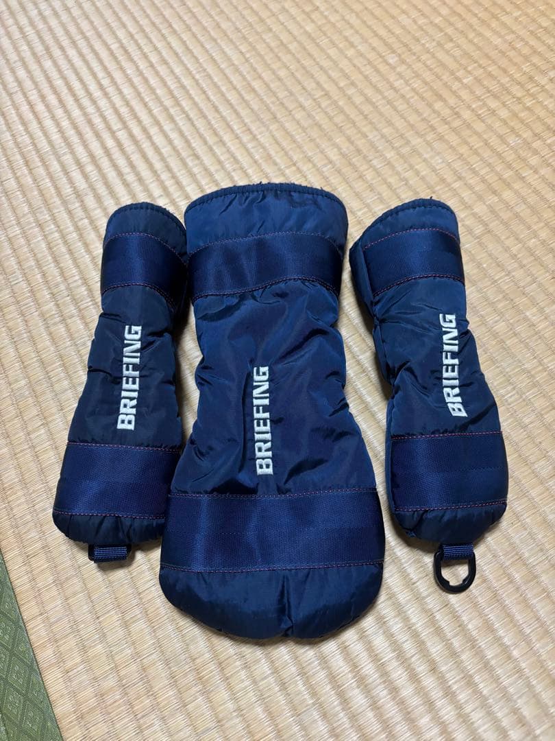 ブリーフィング　キャディバッグ　CR-06 #01 ネイビー ヘッドカバー付き