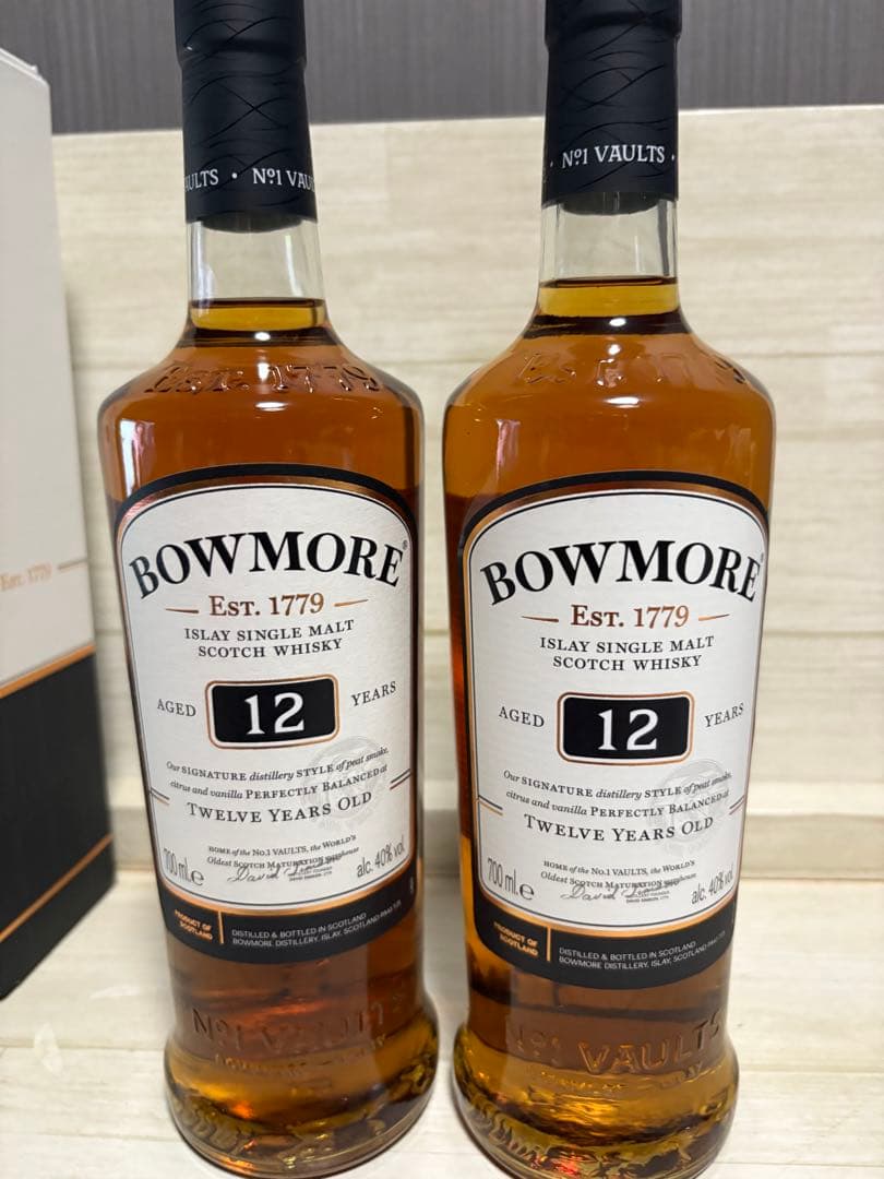 BOWMORE 12年 ウイスキー 700ml 2本セット