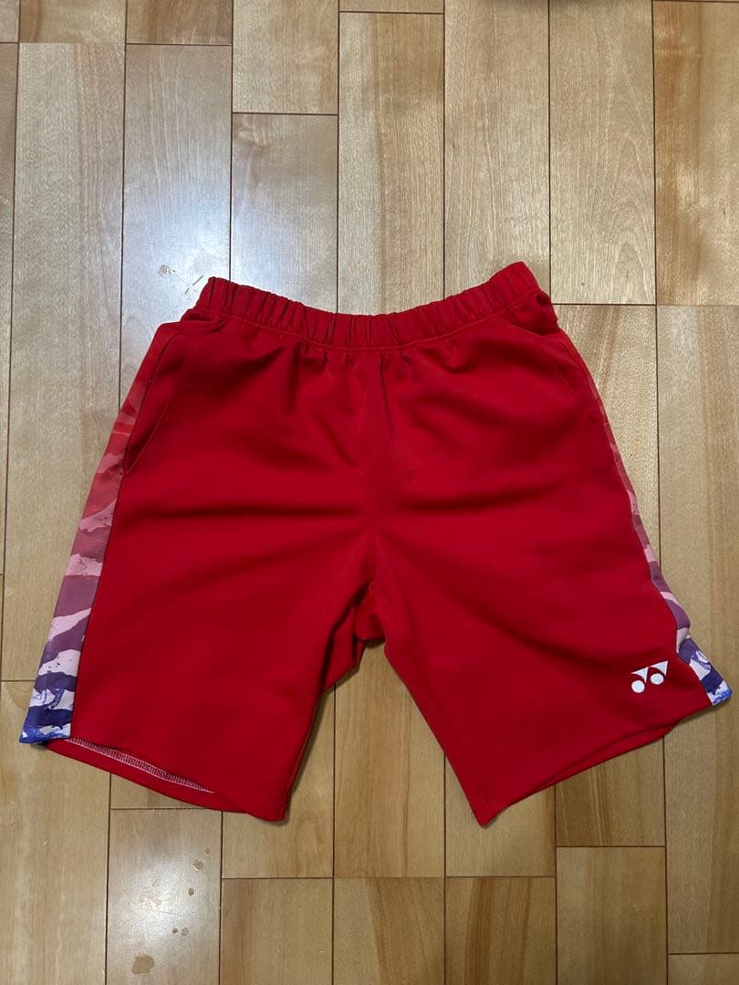 YONEX バドミントンパンツ Lサイズ レッド