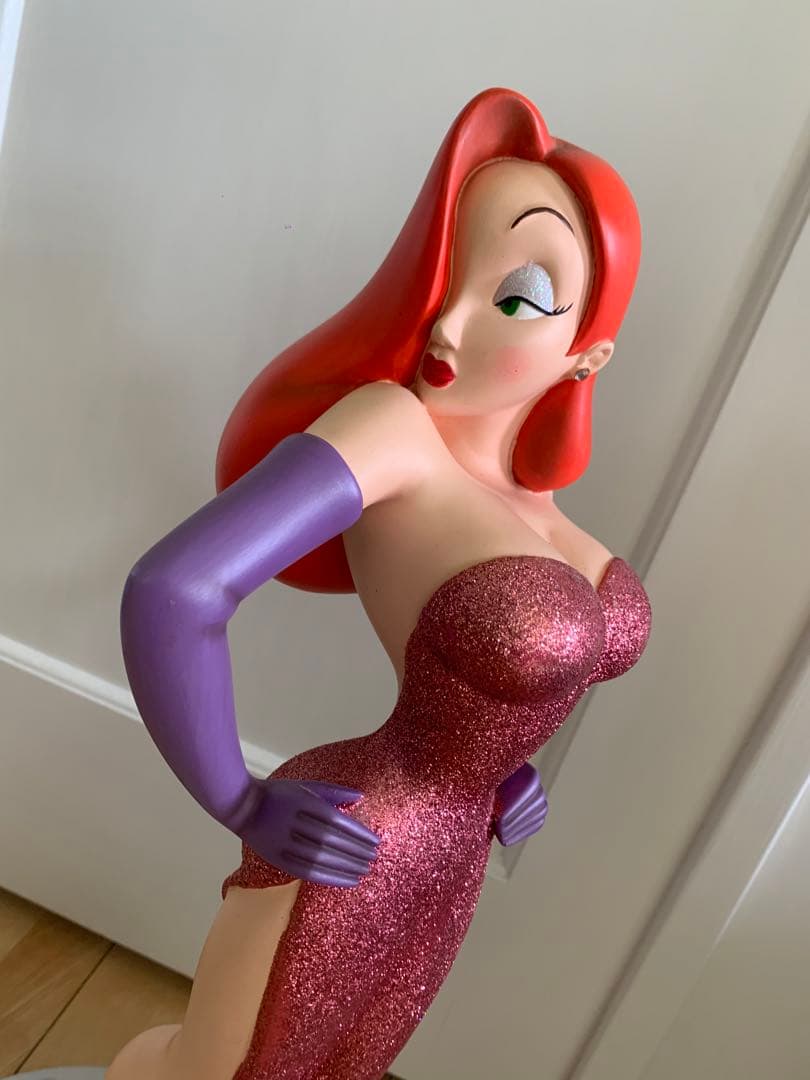 ディズニー　ジェシカ ラビット スタチュー  置物 ビッグ　フィギュア