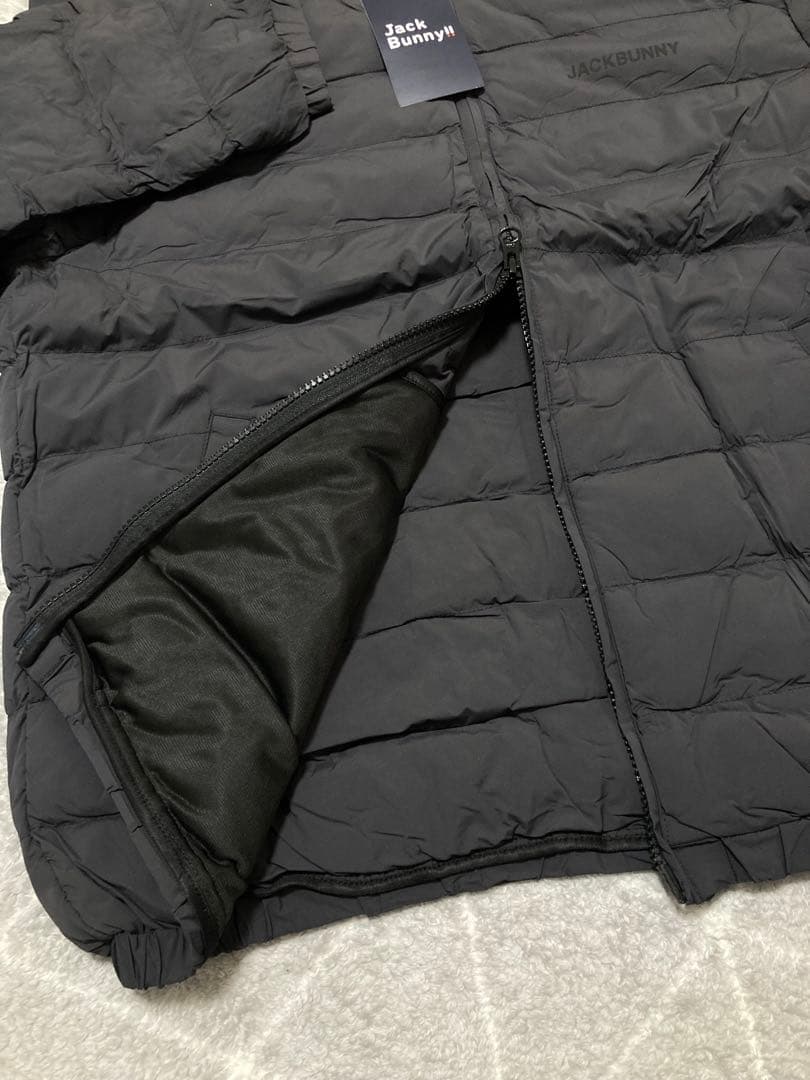 新品 パーリーゲイツ ジャックバニー 薄中綿ブルゾン(5)L/黒 最新モデル