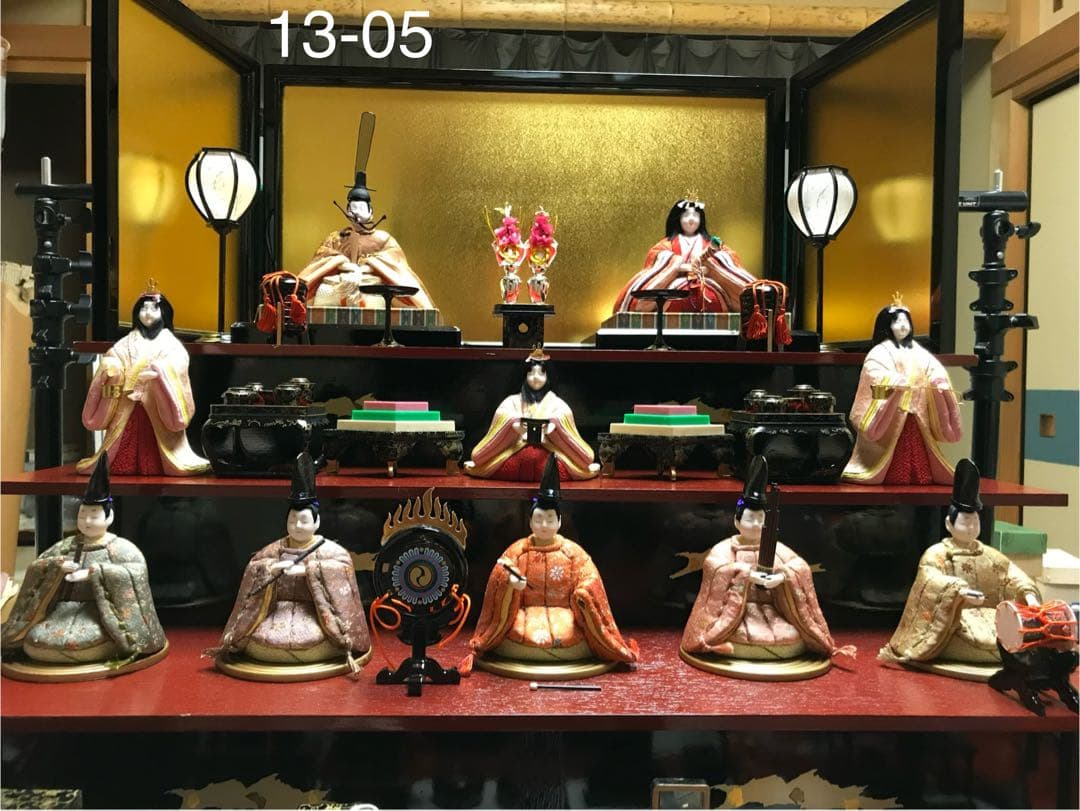 13 木目込み人形 真多呂人形の雛人形15人揃 五段飾り「千代木 雛」