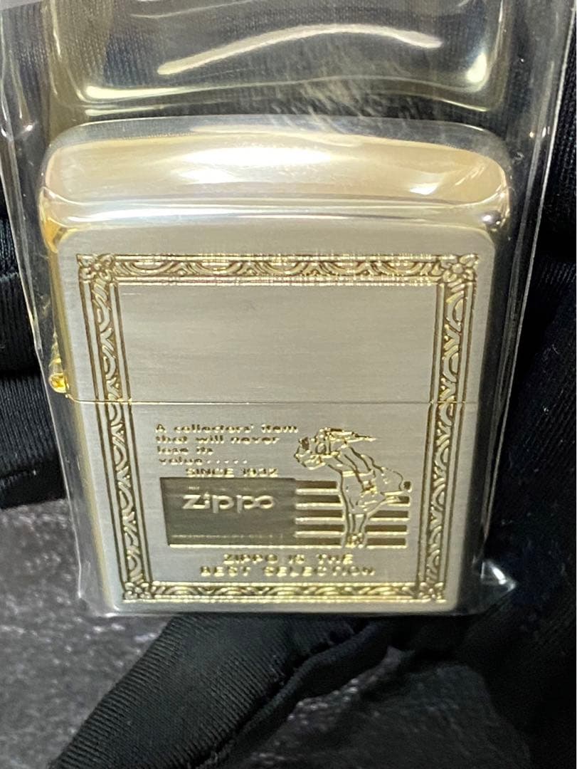 zippo ウィンディ 4面ゴールド 前面ゴールド刻印 2007年製