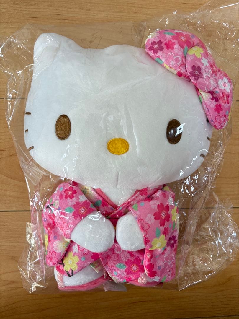 ハローキティ 着物 ぬいぐるみL サイズ