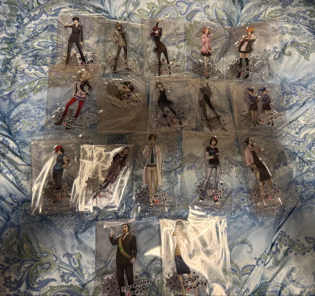 一番くじ　ペルソナ5 A、B、ラストワン賞フィギュア、ポスター、アクスタ他セット