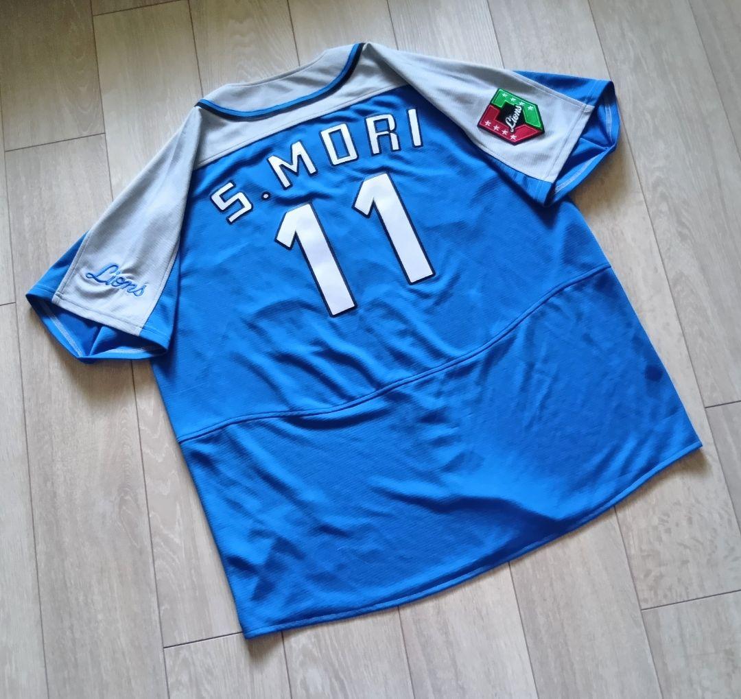 【限定　タグ付】西武　ライオンズ　復刻　森　ビジター　ユニフォーム　L