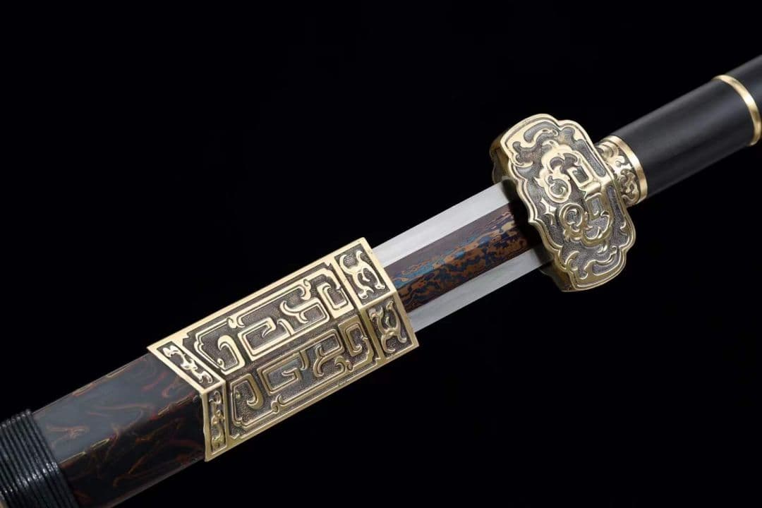 （ラッカー鞘）吉祥如意剣 古兵器 武具　刀装具　日本刀　模造刀 居合刀