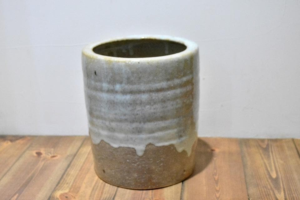 萩焼　玉俤山　野中康起　火鉢