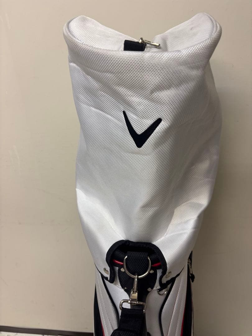 Callaway キャディバッグ ホワイト/レッド/ブラック