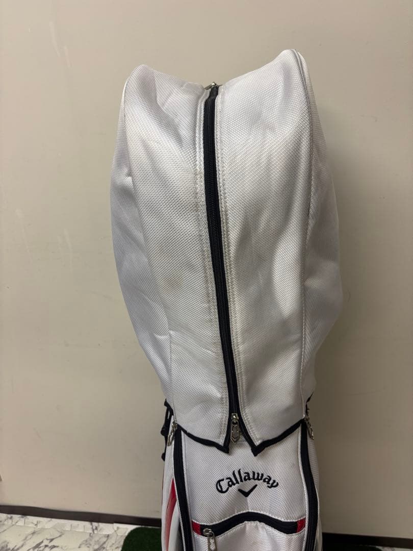 Callaway キャディバッグ ホワイト/レッド/ブラック