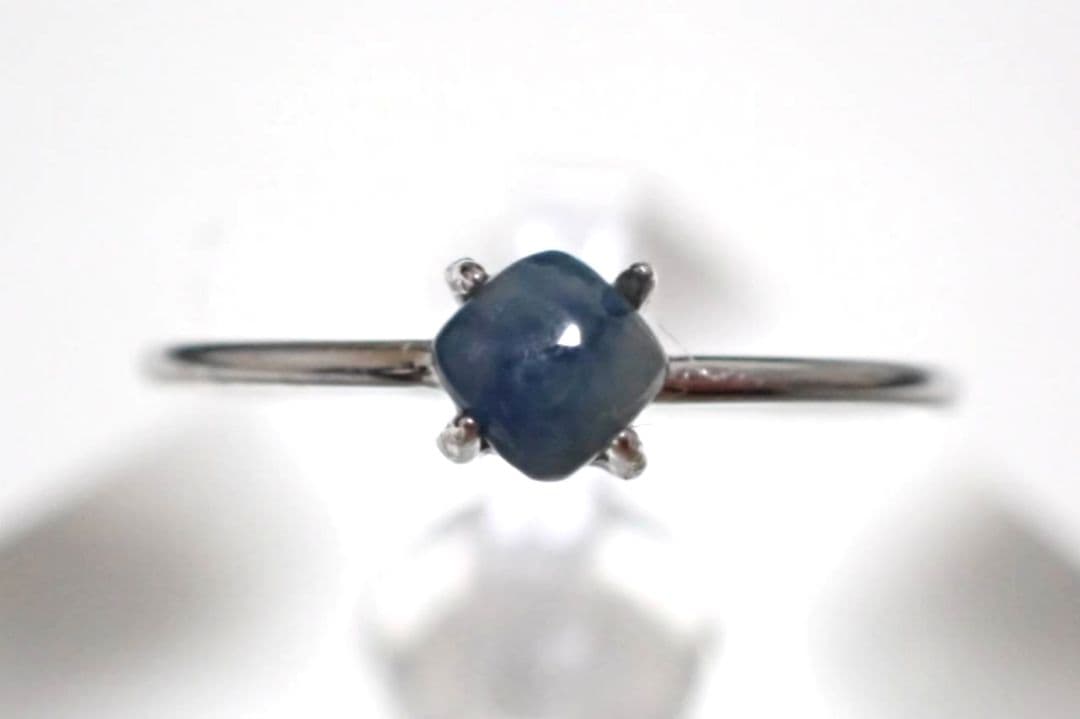 糸魚川翡翠　入コン沢　濃い青　リング　指輪　11号　送料無料