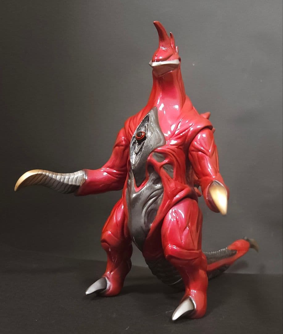 ゴジラ怪獣ソフビ　ガイガンレクス　リペイント完成品