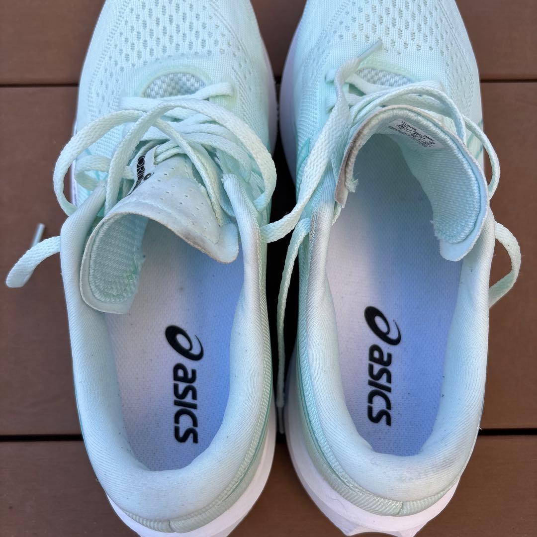 asics エボライドスピード3ワイドミントグリーン