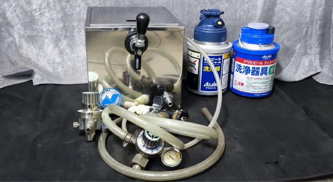 ■□ニットク　水冷式ビールサーバー　ＨＰ-1Ｓ　洗浄樽2個付き　電気不用□■