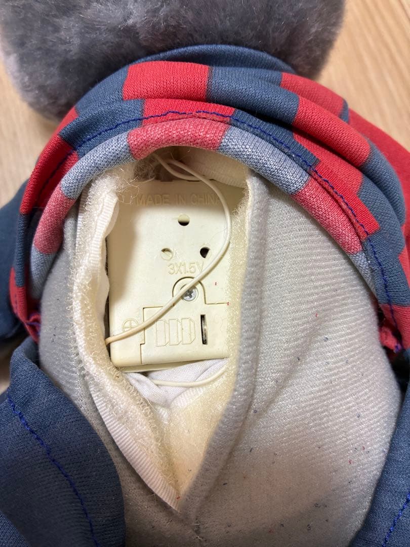 FCバルセロナ　クマ　ぬいぐるみ　2006年購入　バルサ