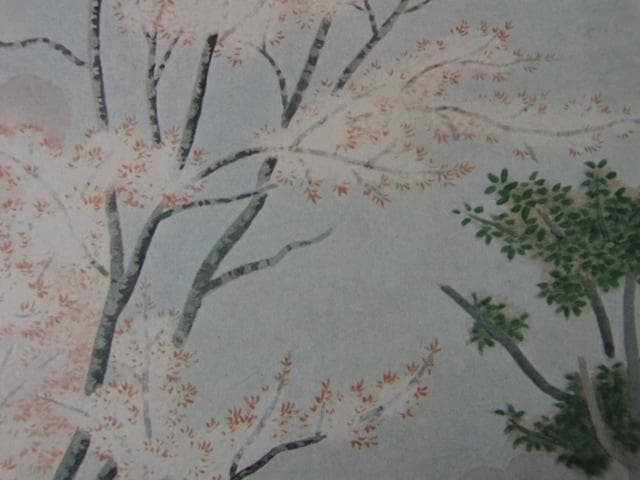 小野竹喬、【朝】、希少な大判額装用画集より、新品高級額装付、豪華限定版