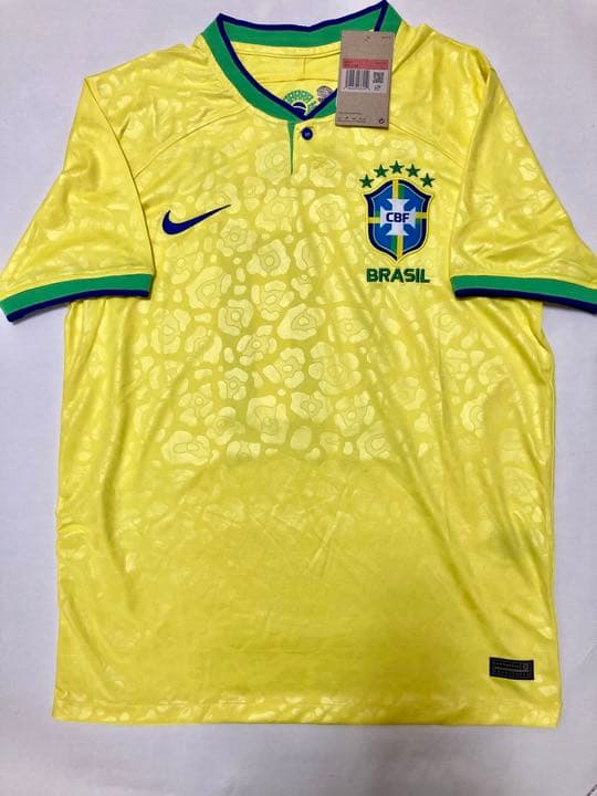 ネイマール サイン入り ブラジル代表 22/23 ホーム 半袖 ユニフォーム