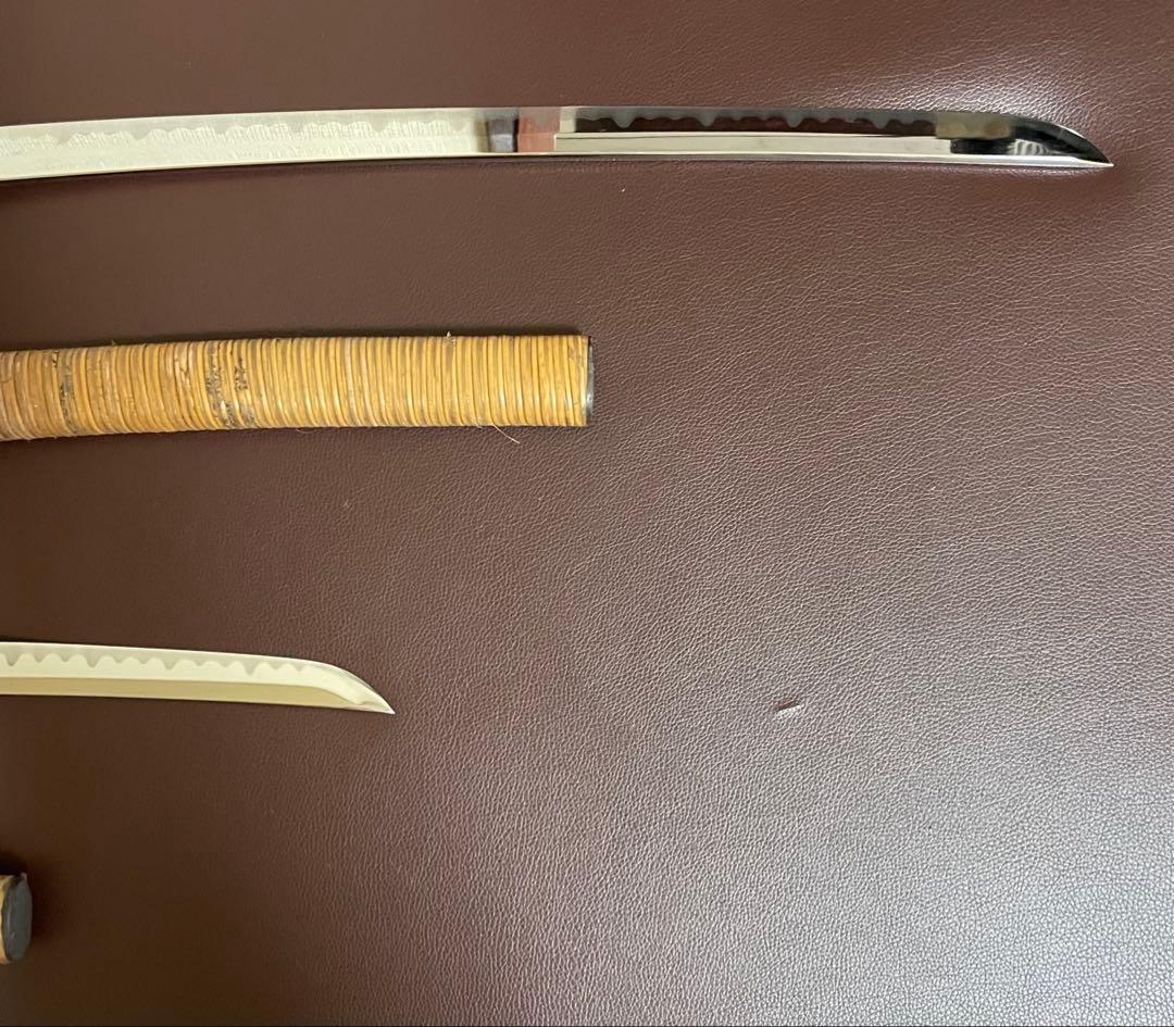 模造刀　小柄　太刀　脇差　刀掛け　武具　B591