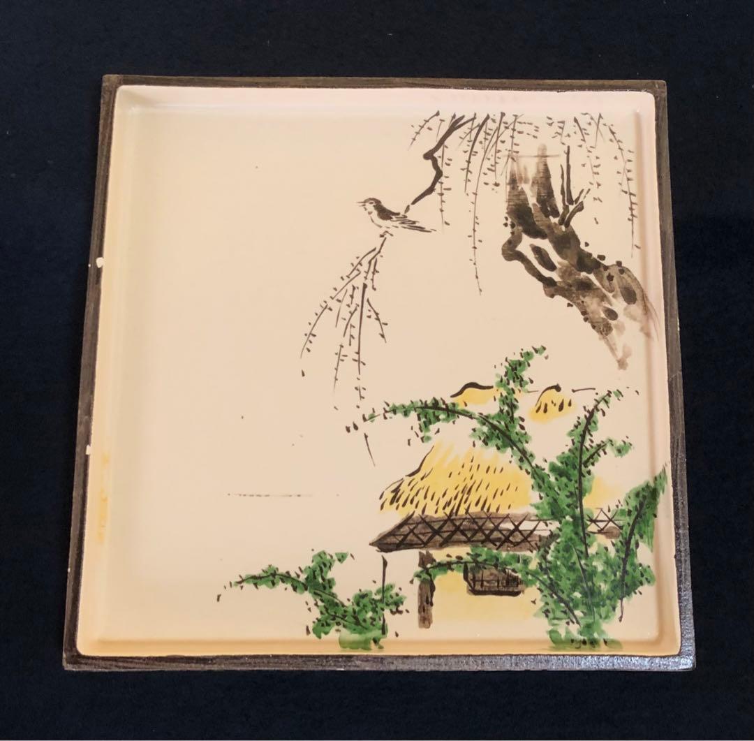 《R》尾形乾山 色絵十二ヶ月歌絵皿12客 MOA美術館 共箱 260116き4