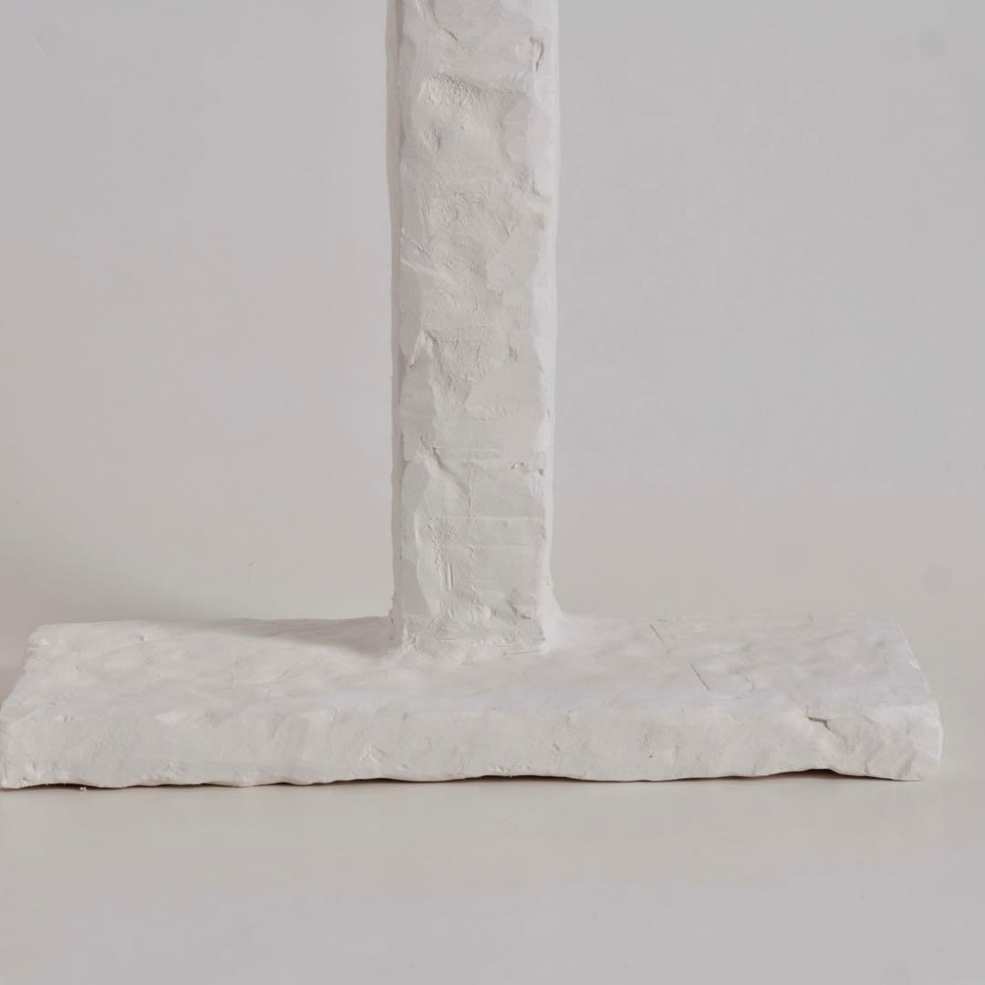 石塑粘土 立体作品 「高い塔の家」 現代美術 sculpture