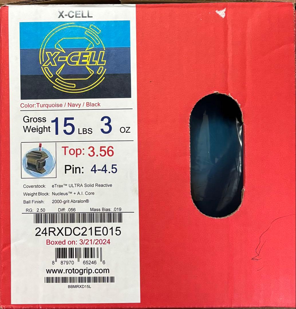 [新品] ロトグリップ　X-CELL 15ポンド