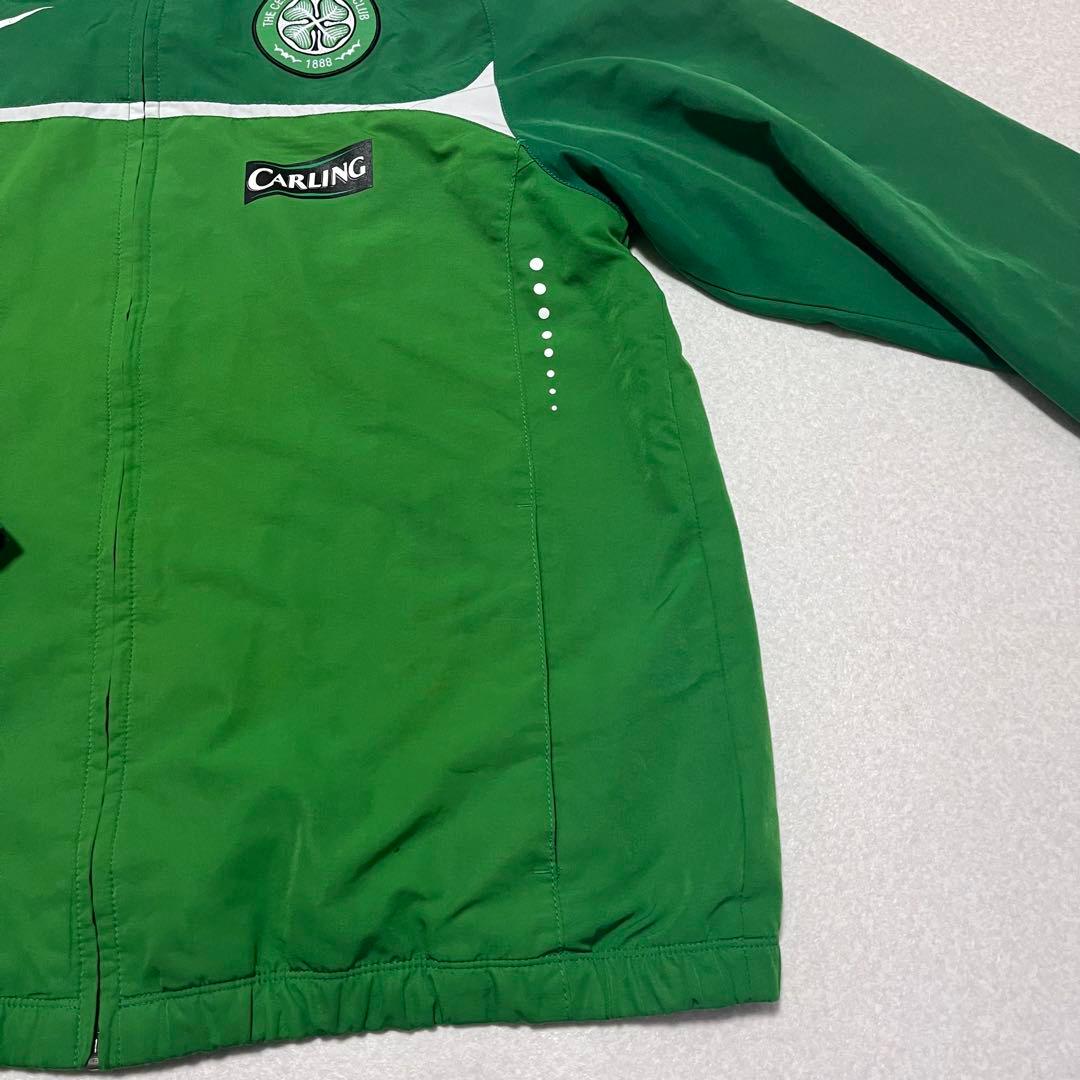 NIKE セルティックFC ナイロンジャケット M グリーン サッカー