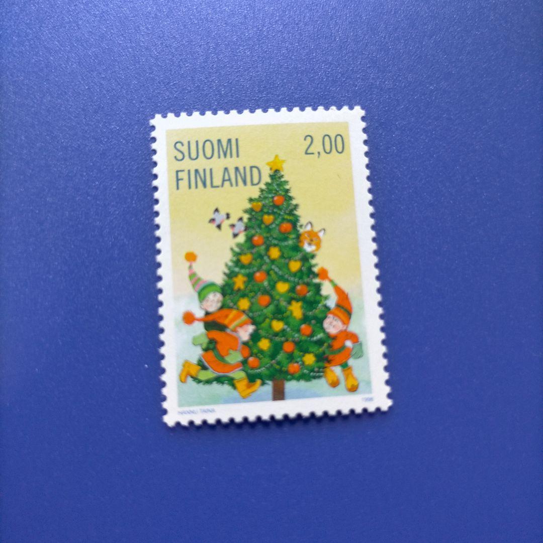 3308 外国切手 フィンランド 1998年 クリスマス 3種完