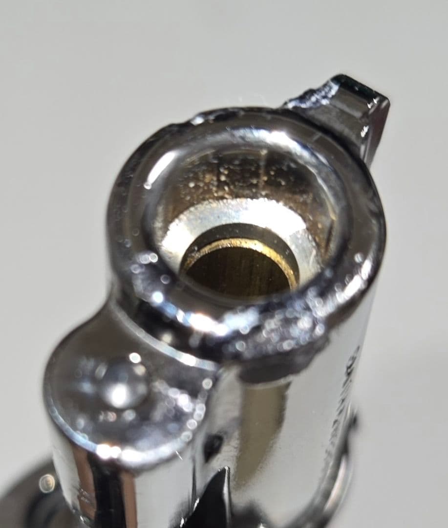 ふかぢゃ S&W M36 特殊グリップ付きトワイライトクローム