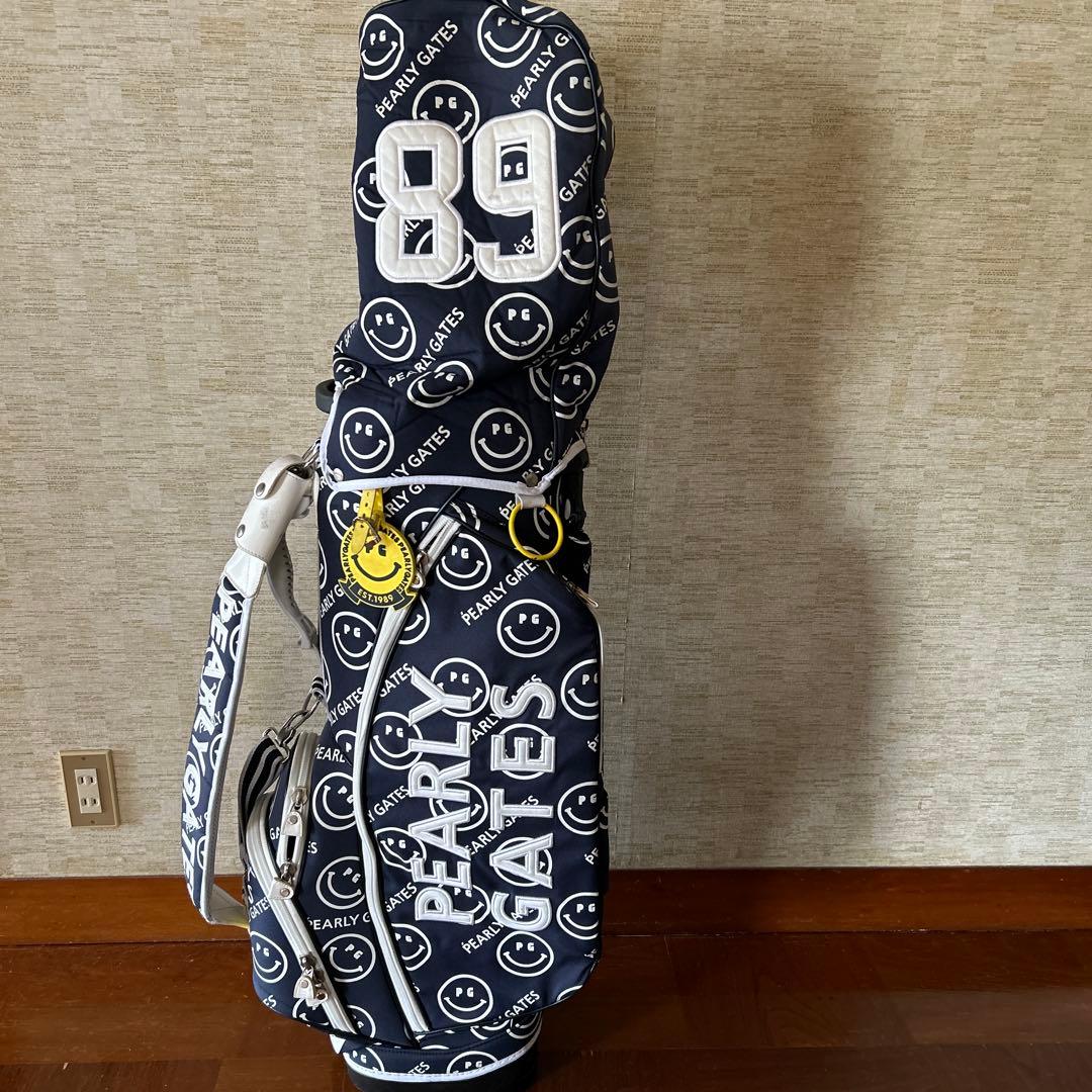 PEARLY GATES キャディバッグ 89 ネイビー