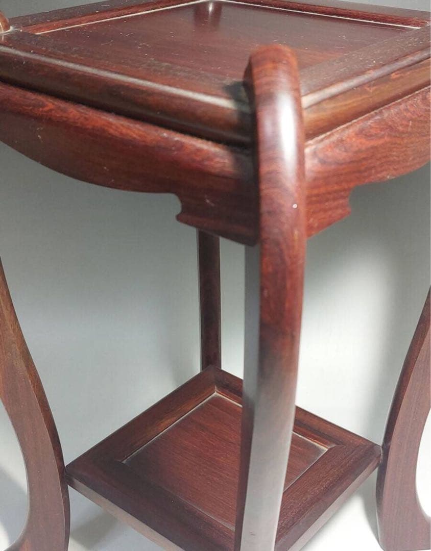 花台　立花台　唐木　高足　花台　小物上げ　飾り台