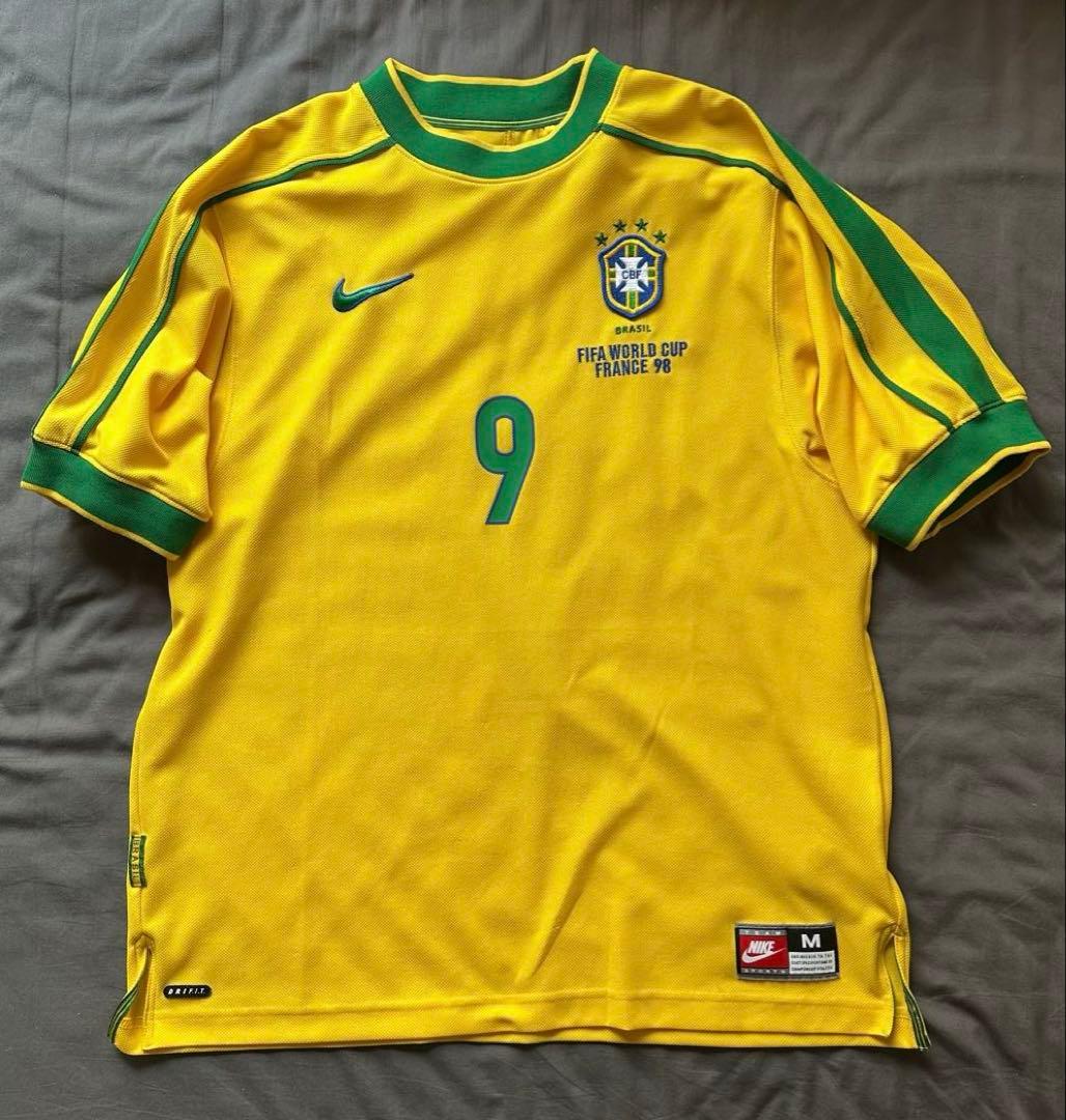 1998年ブラジル代表　ユニフォーム　ロナウド　M