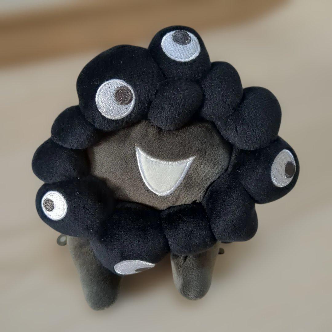 EXPO2025 黒ミャクミャク這い型ぬいぐるみ　L・М・S　新品・未使用