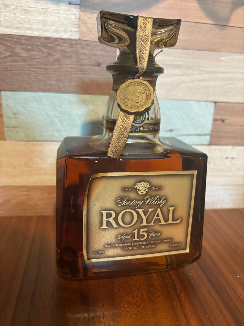 サントリーウイスキー  15年　箱無し