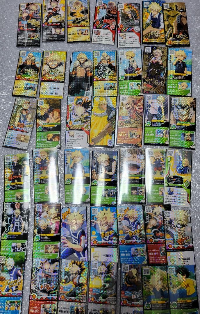 ヒロバト　十傑　爆豪　サインカード