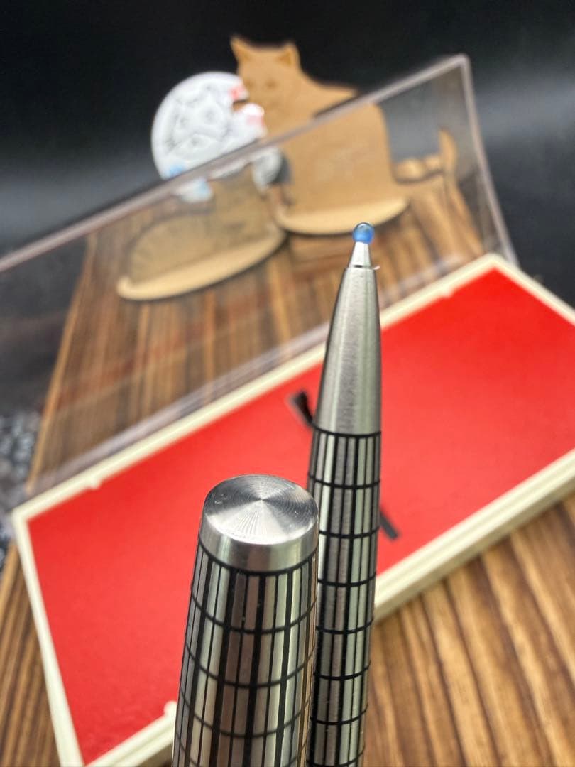 Pilot Elite 蝕刻 万年筆 ボールペン セット 18K F