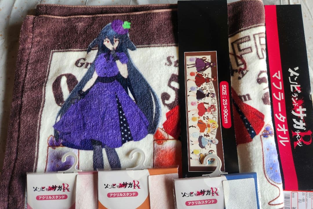 ゾンビランドサガ　Availコラボ アクリルスタンド　マフラータオル