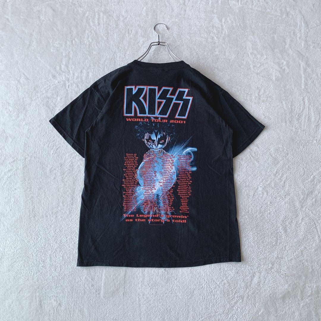 米国製 00s KISS Ｔシャツ THE FAREWELL TOUR 2001