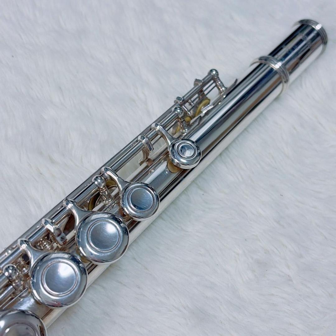 美品 YAMAHA ヤマハ フルート 後期モデル YFL-221 Eメカ付き