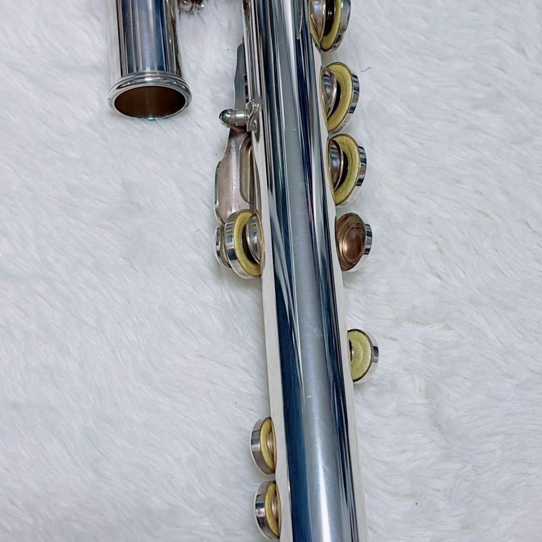 美品 YAMAHA ヤマハ フルート 後期モデル YFL-221 Eメカ付き
