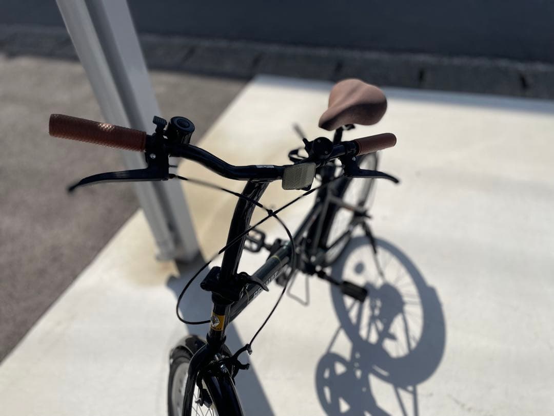 ルノー　折りたたみ自転車　緑　中古