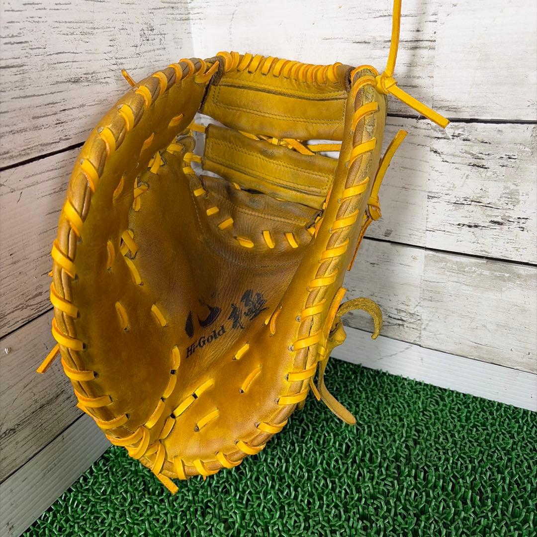 ハイゴールド　軟式　ファーストミット　心極