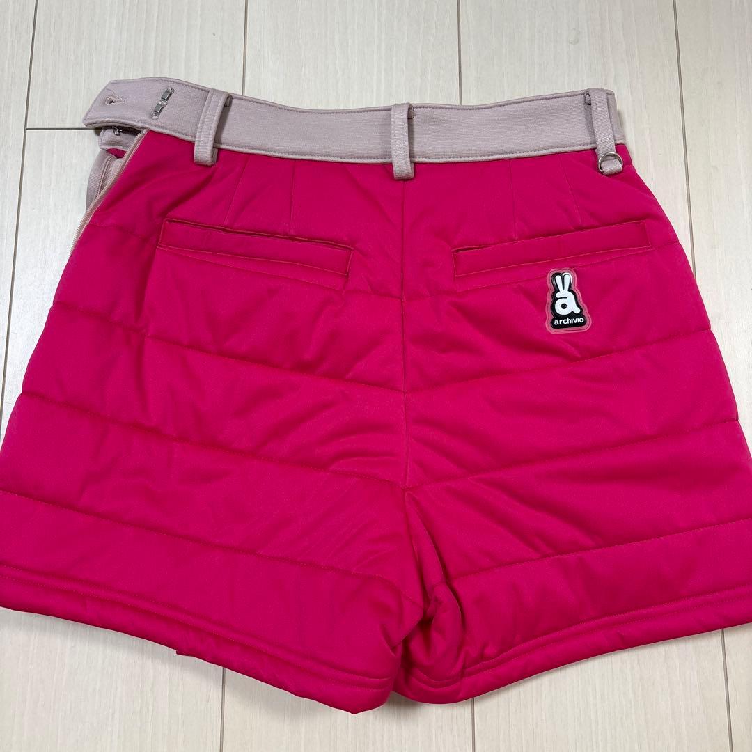 archivio ピンク キルティングショートスカート